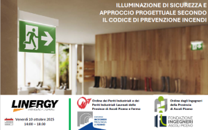 Iscrizione chiuse – Seminario “ILLUMINAZIONE DI SICUREZZA E APPROCCIO PROGETTUALE SECONDO IL CODICE DI PREVENZIONE INCENDI” |10 ottobre 2025