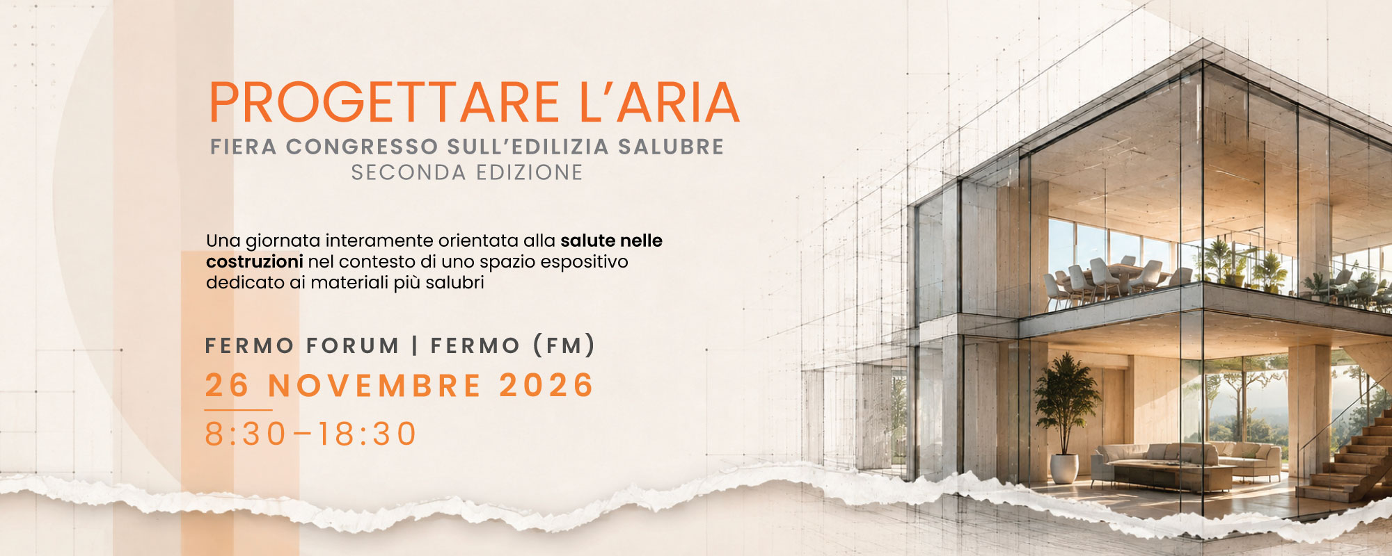 Convegno “PROGETTARE L’ARIA” – Fermo Forum (26 Novembre 2026)