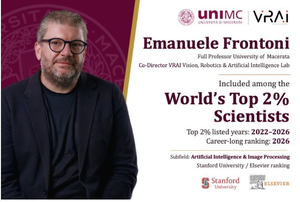 Il Prof. Emanuele Frontoni nella classifica mondiale World’s Top 2% Scientists